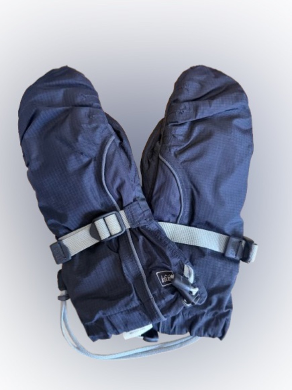 REI Primaloft Insulated Mittens XS Black Winter Snow Ski Gloves